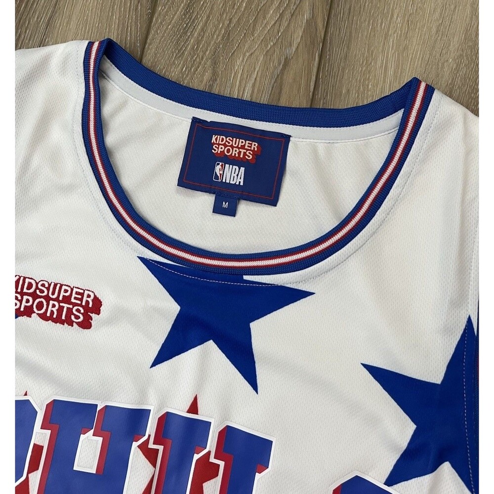 Philadelphia 76ers Hometown Jersey NBA KidSuper Studios Mens Sz Medium NWT - Picture 3 of 9